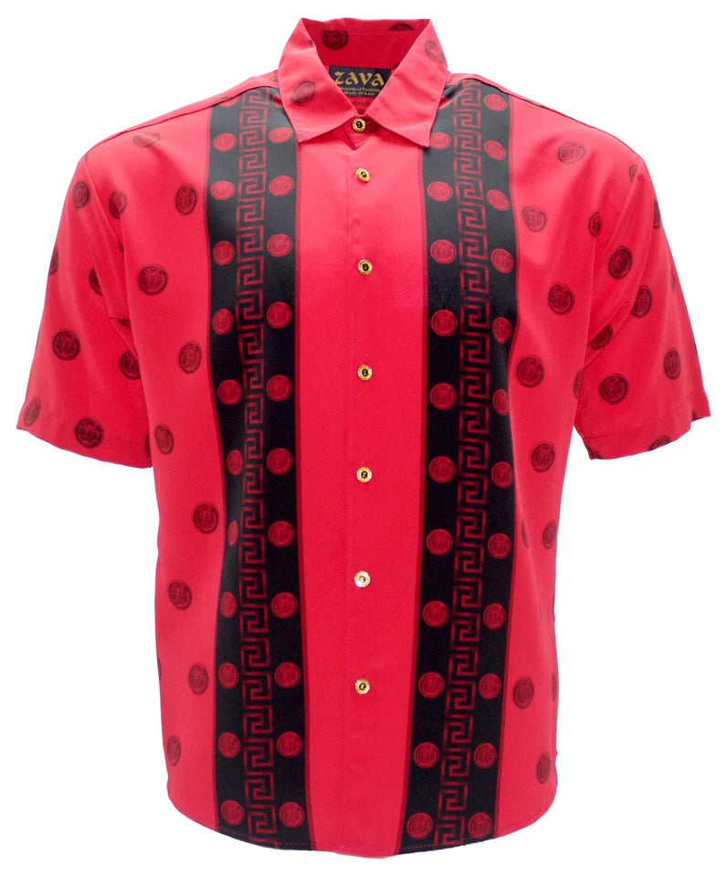 Microfiber Short Sleeve Western Shirt Exclusive Centenary Design Made in USA Men's Button Up Shirt
