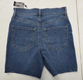 NWT EXPRESS Women's High Rise Jean Shorts Size 00R Blue Midi 100% Cotton Denim Shorts