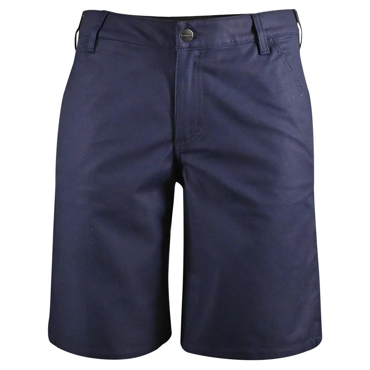 Carhartt Women's Rugged Flex Rigby Relaxed Fit Chino Shorts Navy Stretch Work Casual Shorts
