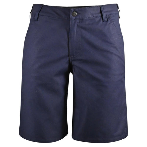 Carhartt Women's Rugged Flex Rigby Relaxed Fit Chino Shorts Navy Stretch Work Casual Shorts